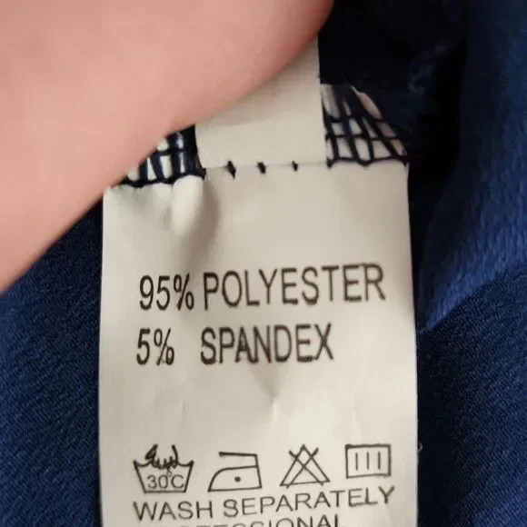 Floral Embroidered Mesh Blouse Women’s Small Blue Sheer Sleeve Top Boho Romantic - Picture 9 of 9